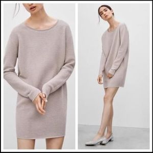 Wilfred campanule sweater dress in burgundy